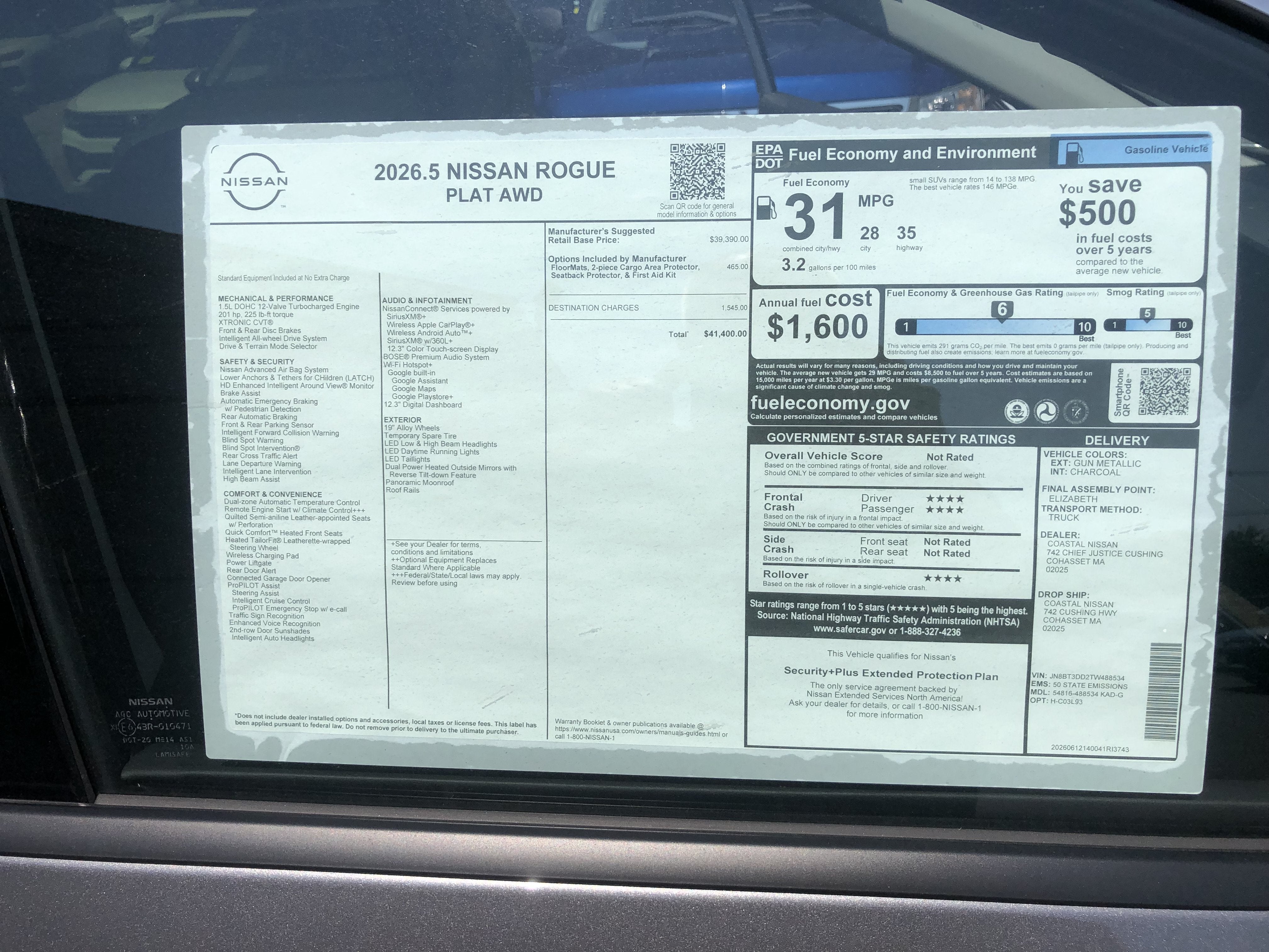 2026 Nissan Rogue Platinum