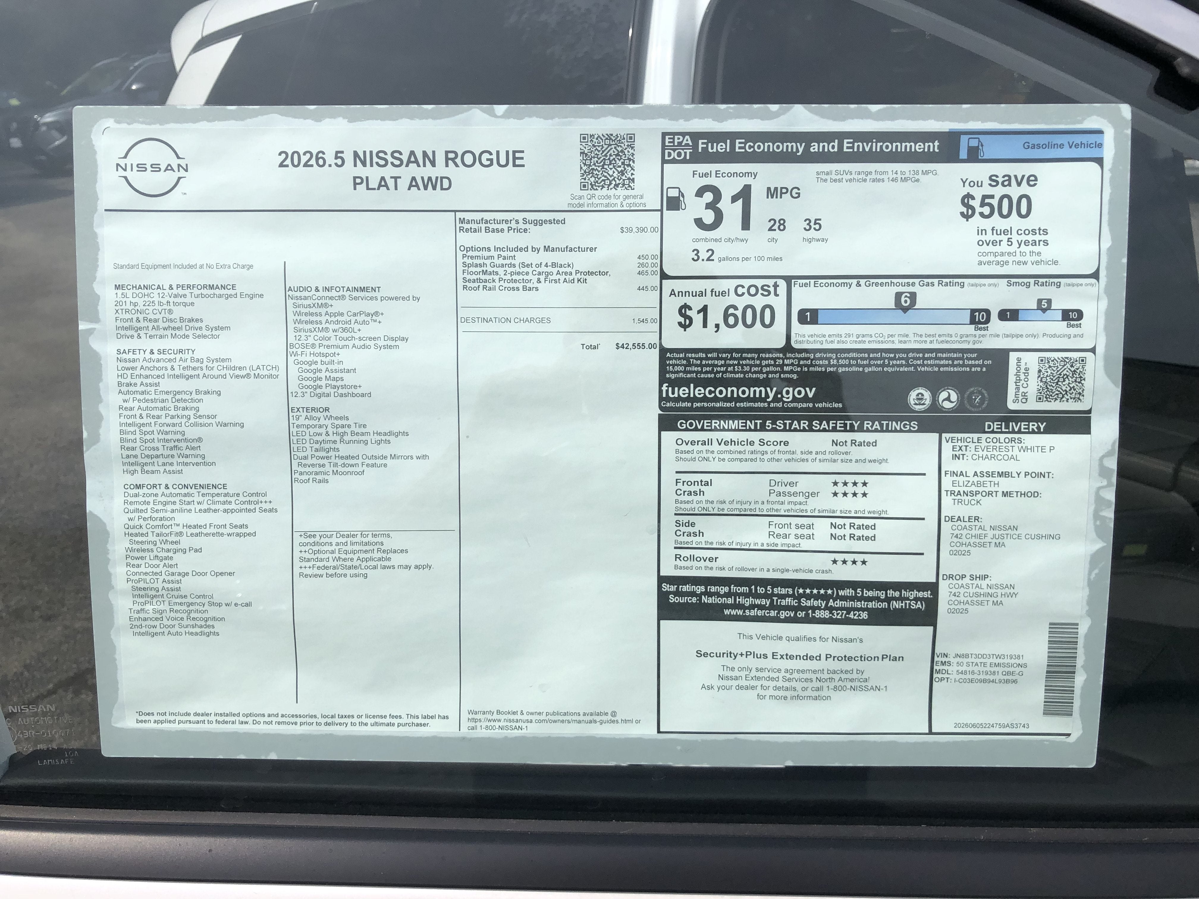 2026 Nissan Rogue Platinum