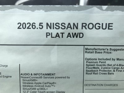 2026 Nissan Rogue Platinum