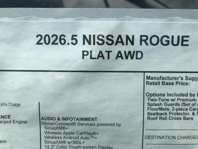 2026 Nissan Rogue Platinum