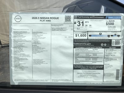 2026 Nissan Rogue Platinum