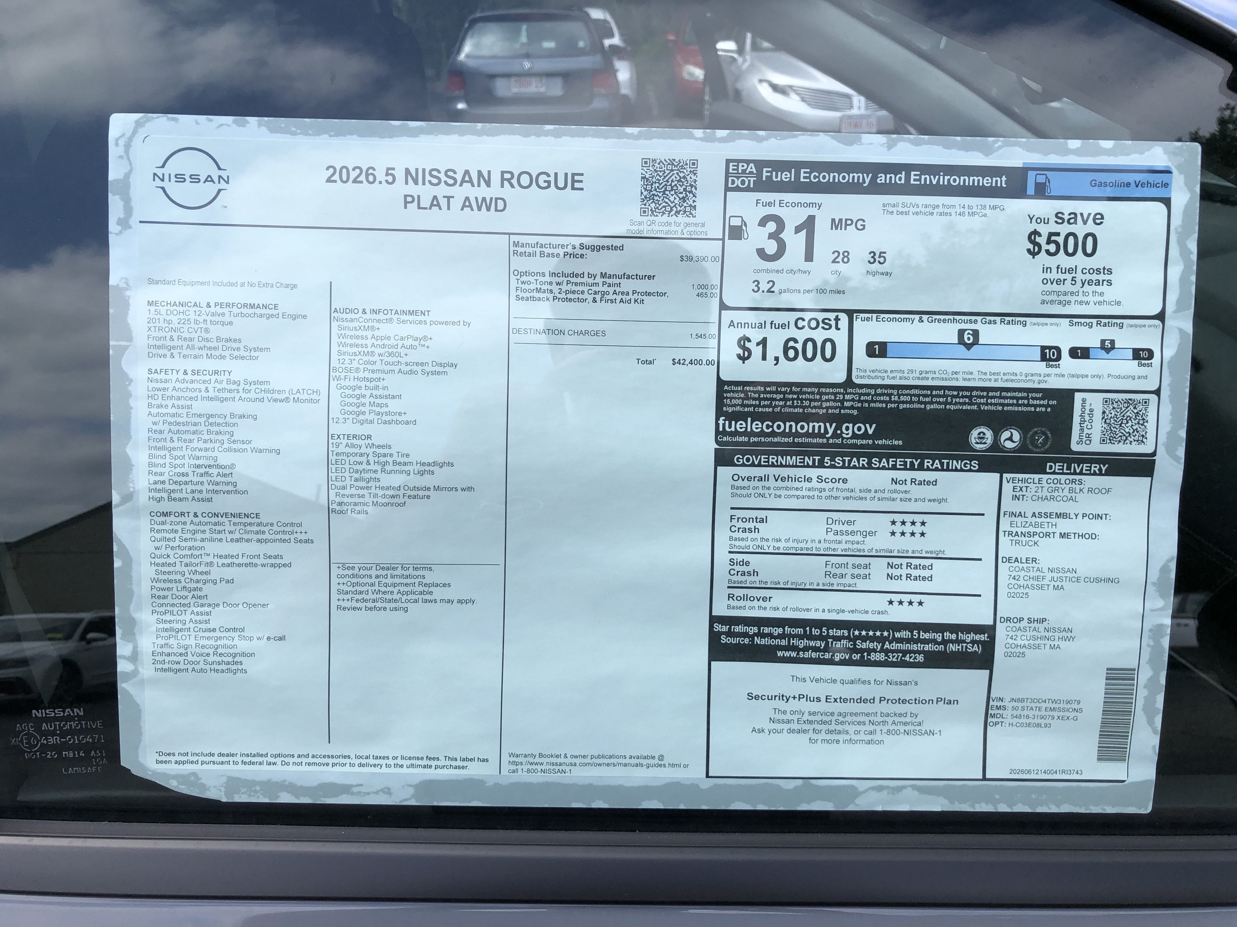 2026 Nissan Rogue Platinum