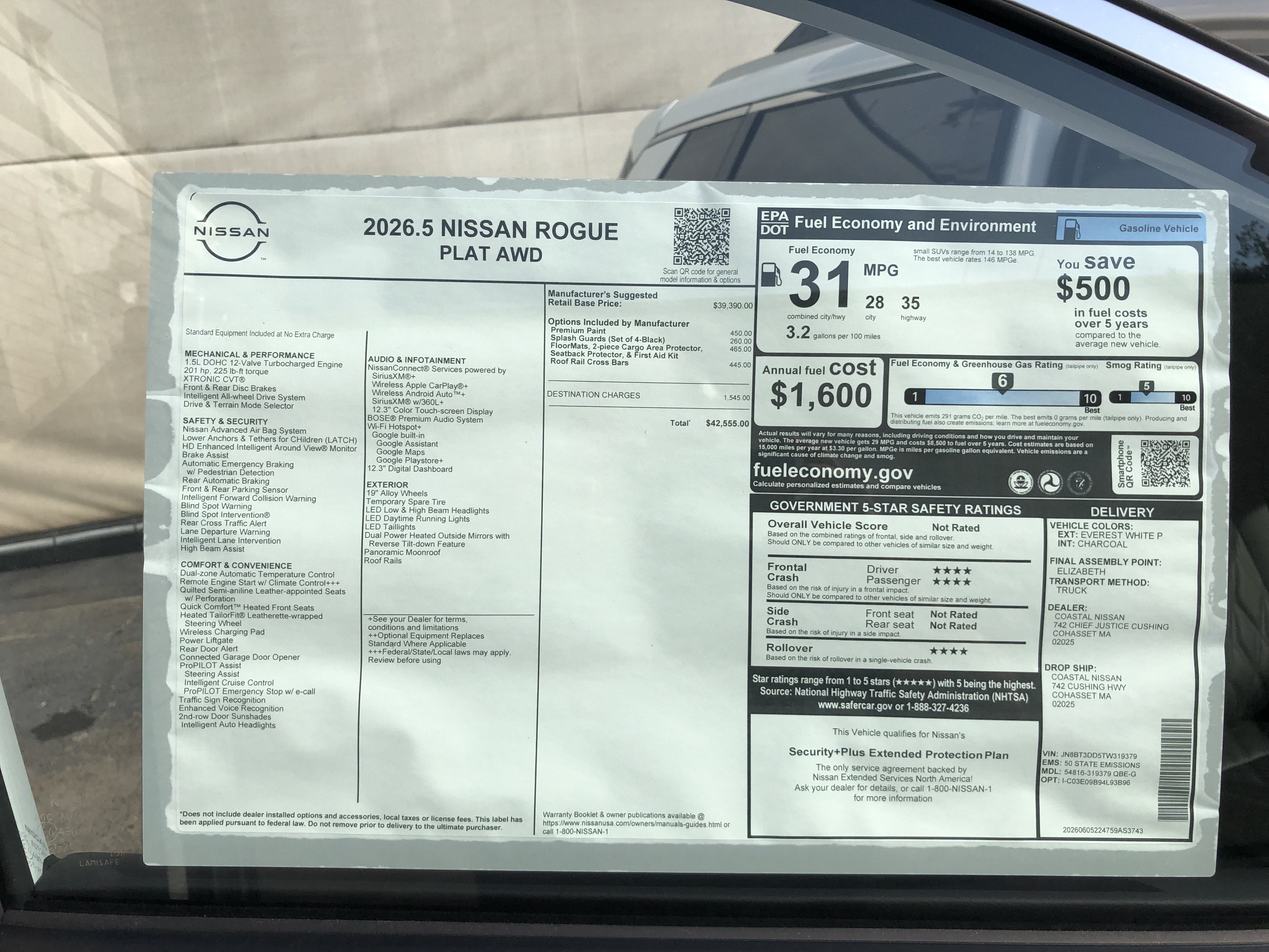 2026 Nissan Rogue Platinum