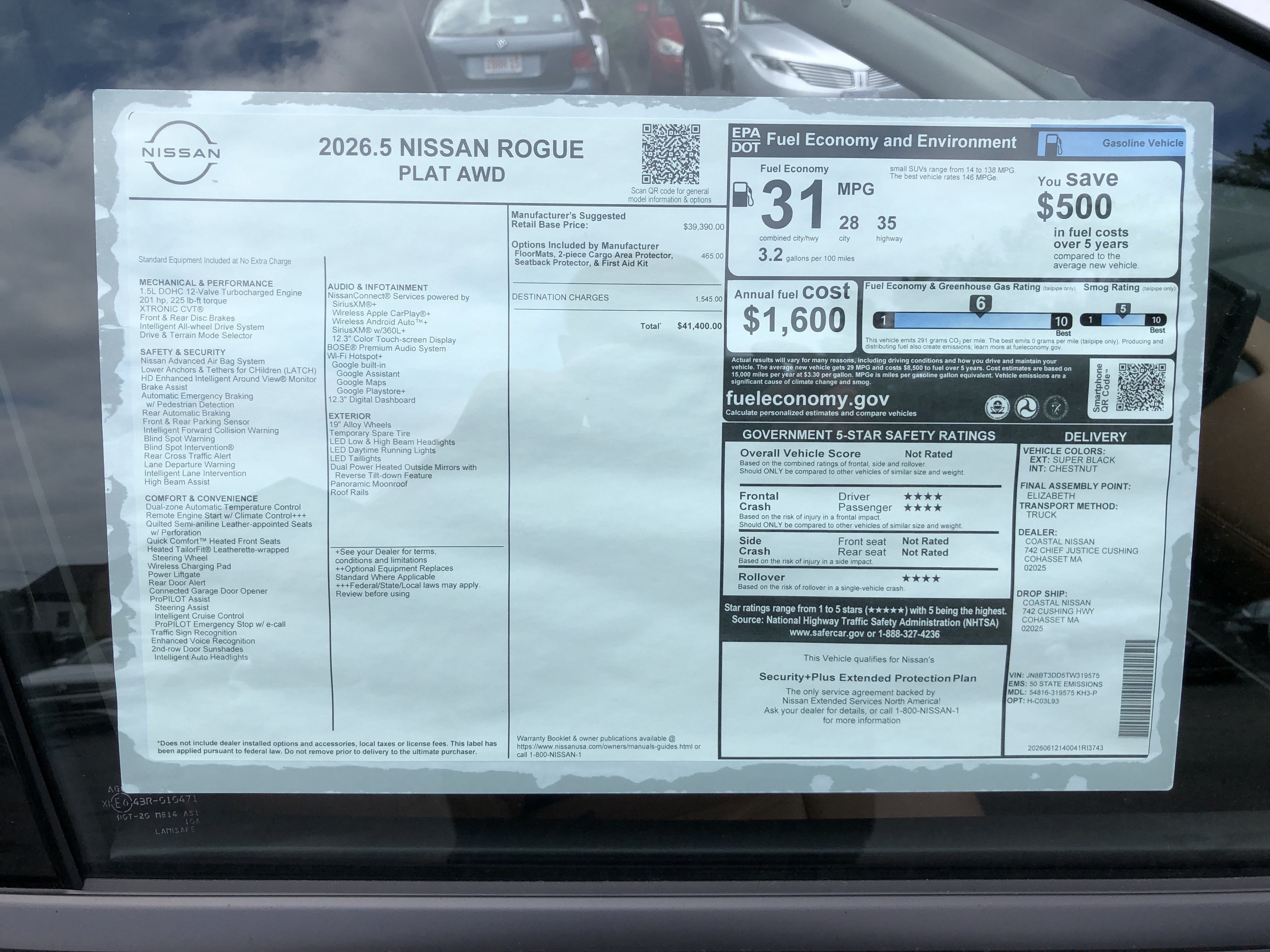 2026 Nissan Rogue Platinum