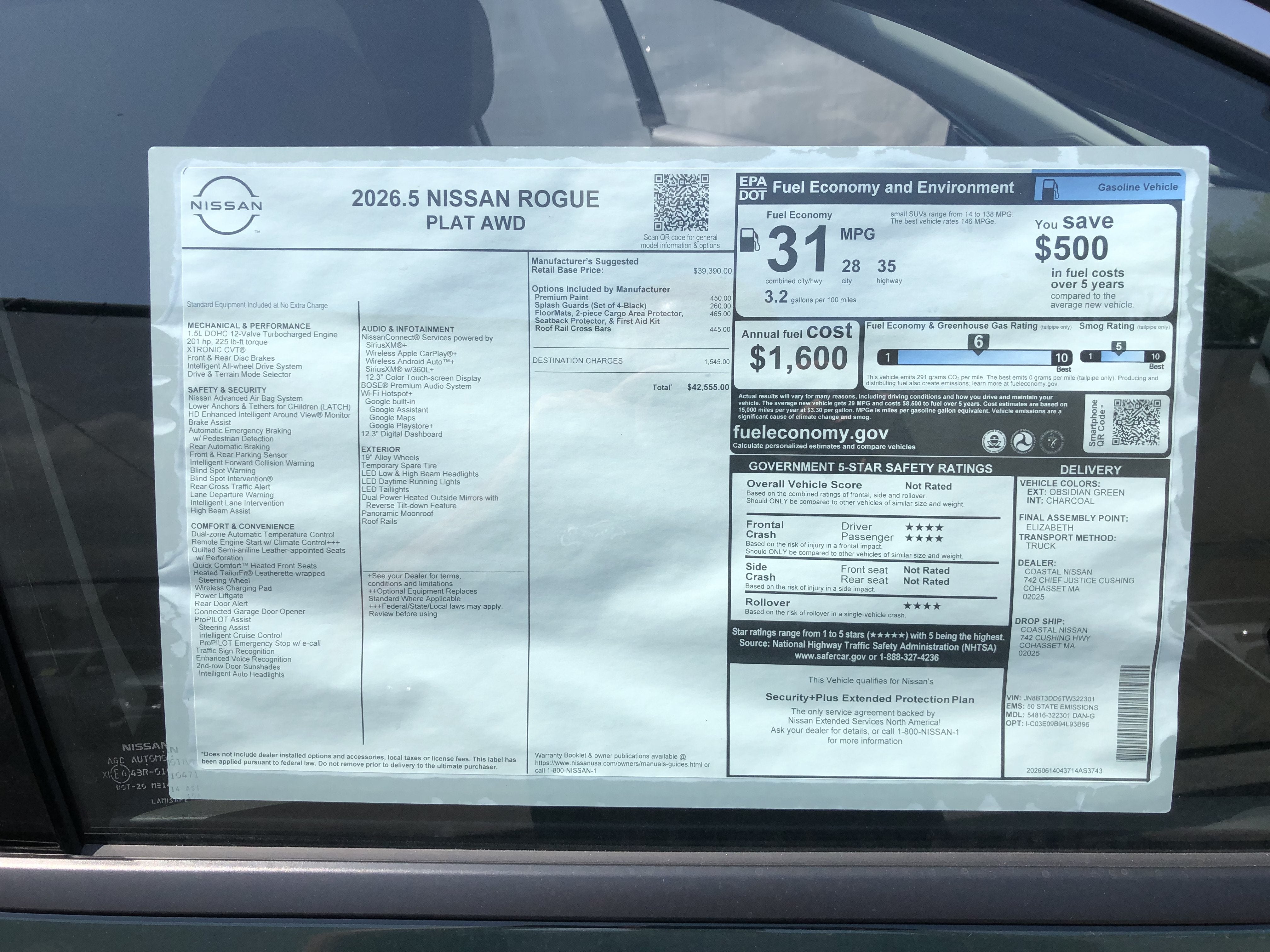 2026 Nissan Rogue Platinum