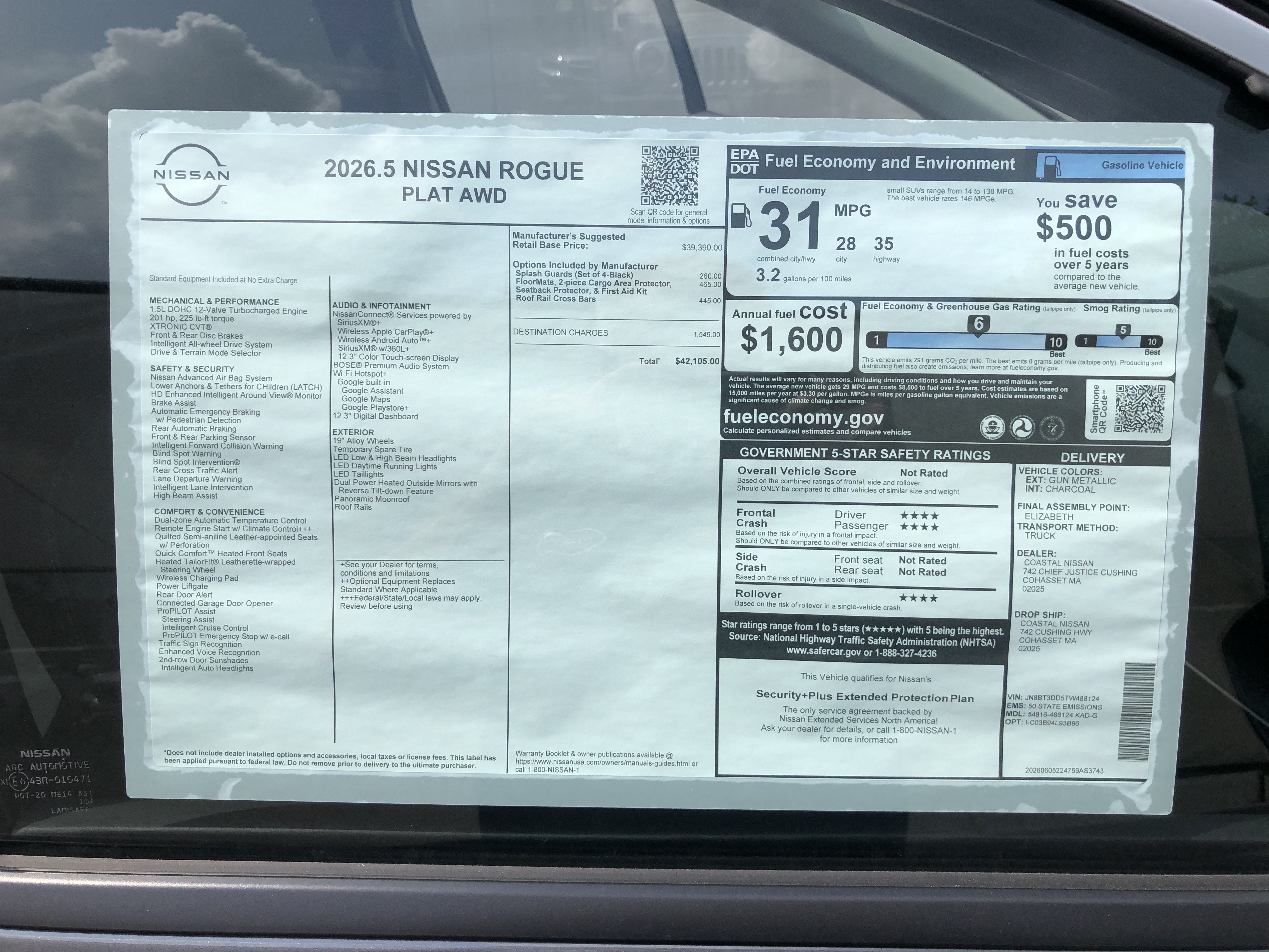 2026 Nissan Rogue Platinum