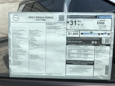 2026 Nissan Rogue Platinum