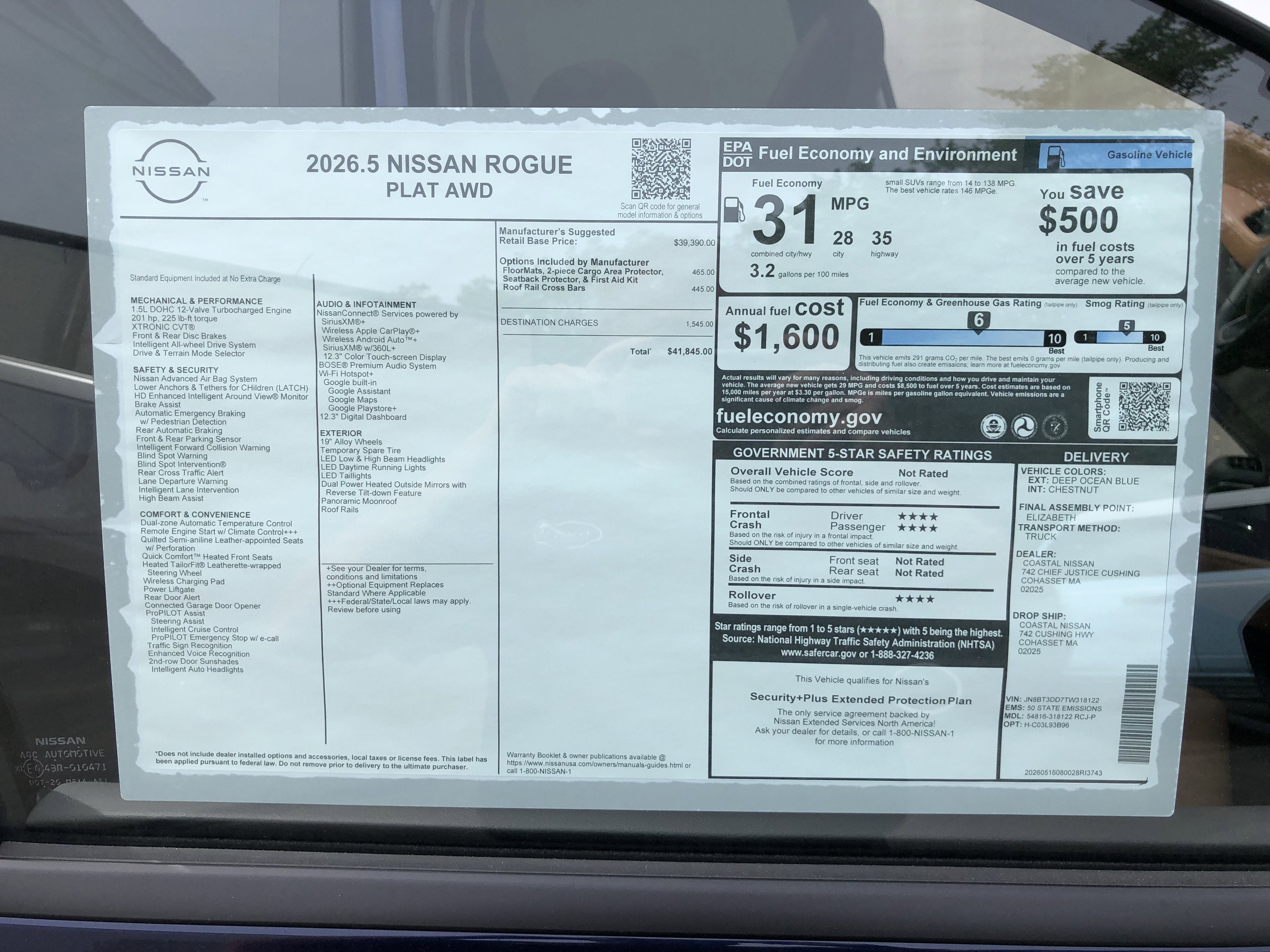 2026 Nissan Rogue Platinum