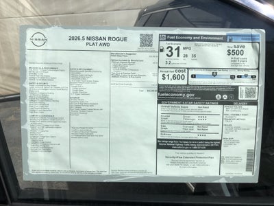 2026 Nissan Rogue Platinum