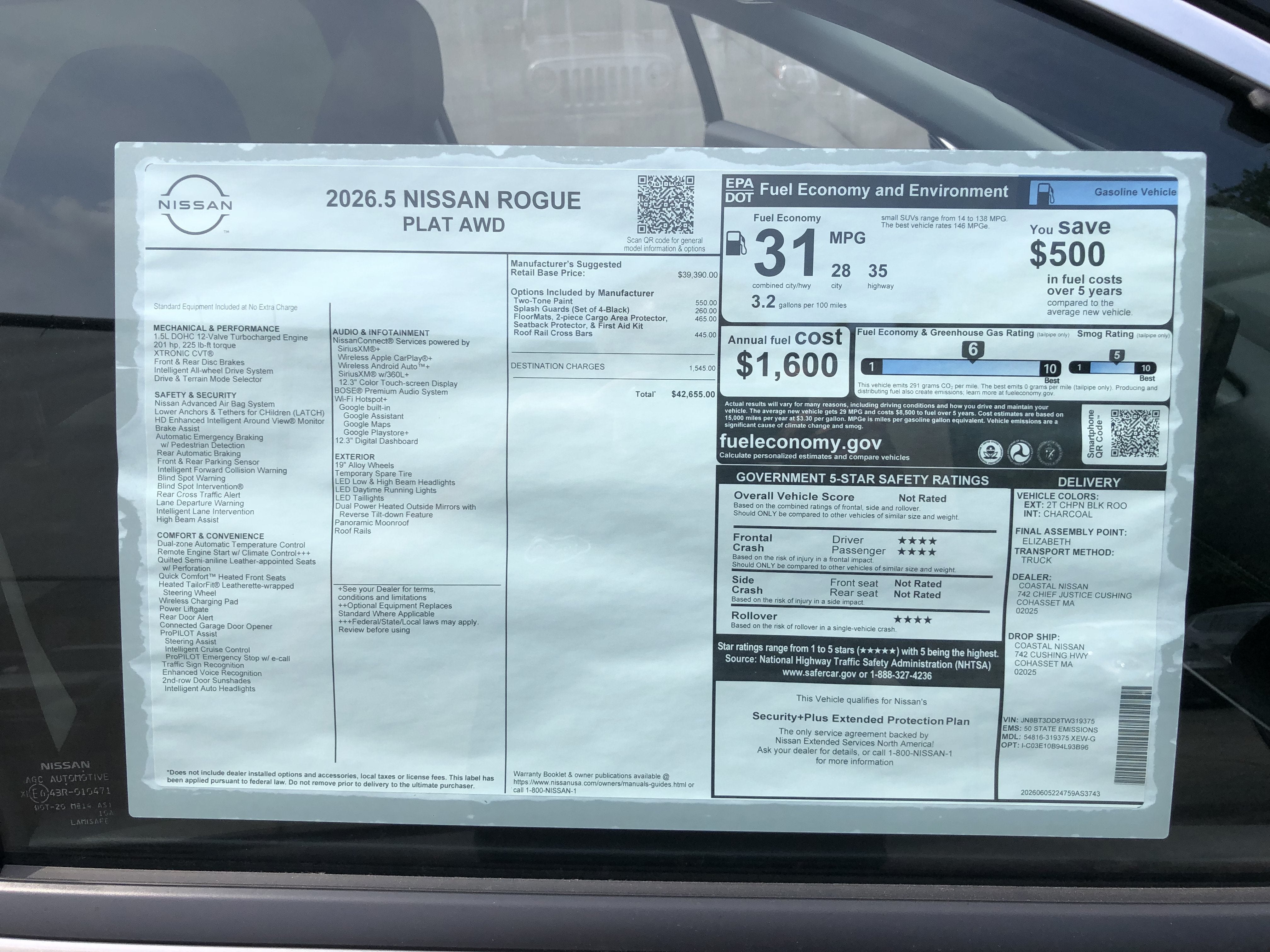 2026 Nissan Rogue Platinum