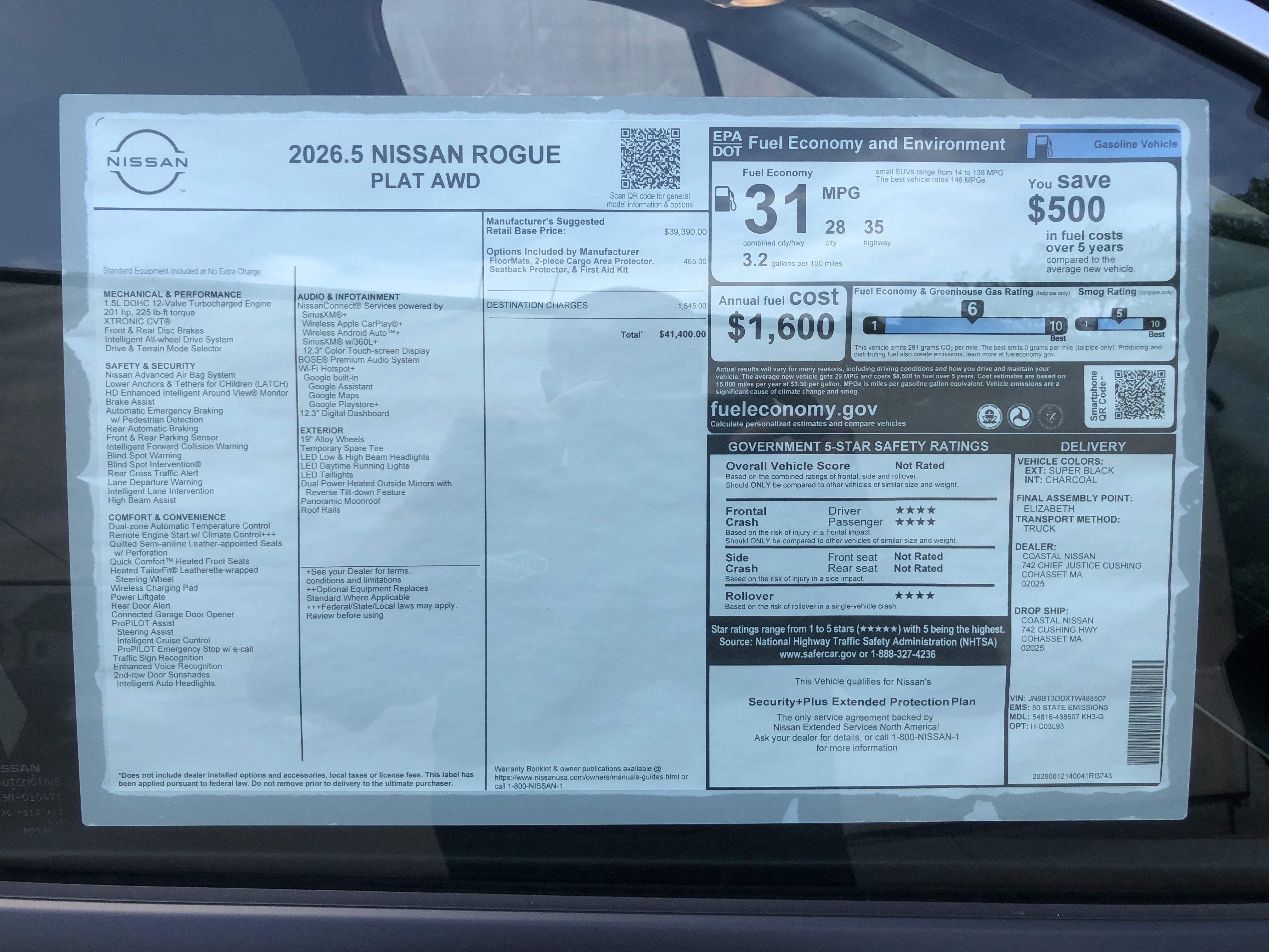 2026 Nissan Rogue Platinum