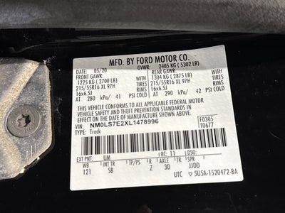 2020 Ford Transit Connect Van XL