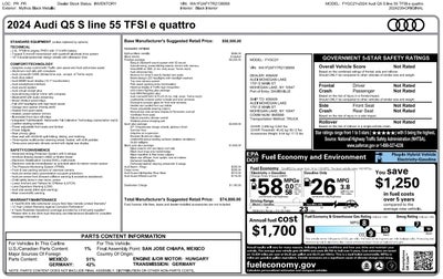 2024 Audi Q5 S line Prestige