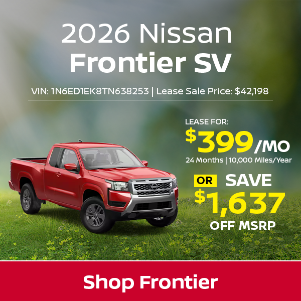 Nissan Frontier Special Offer Norwell, MA
