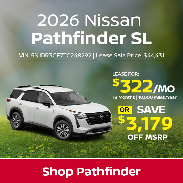 Nissan Pathfinder Special Offer in Norwell, MA