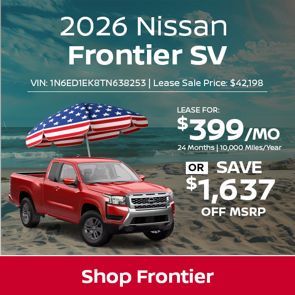 Nissan Frontier Special Offer Norwell, MA