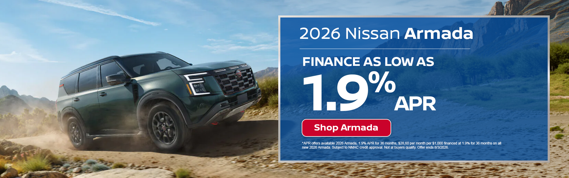 Nissan Armada Special finance offer - Norwell, MA