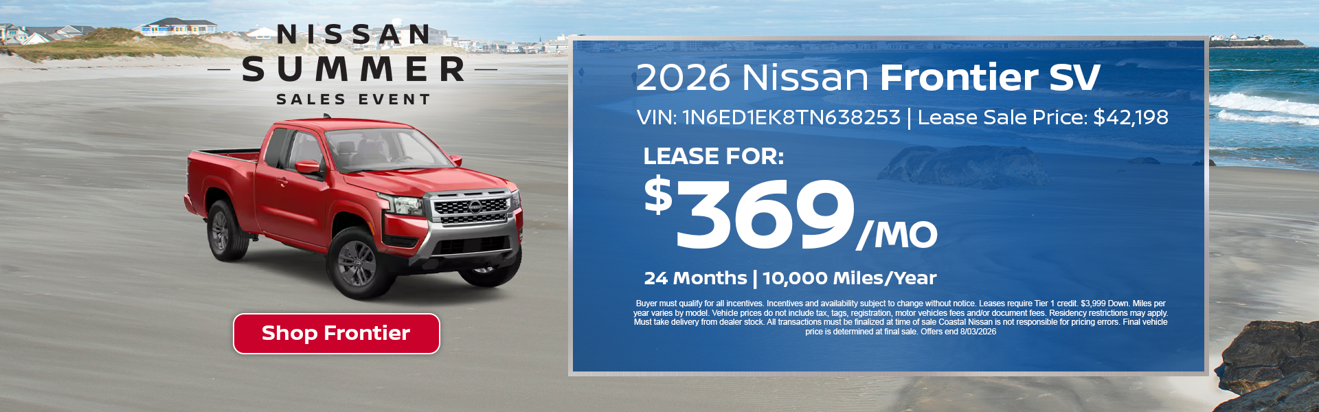 Nissan Frontier Special Offer Norwell, MA