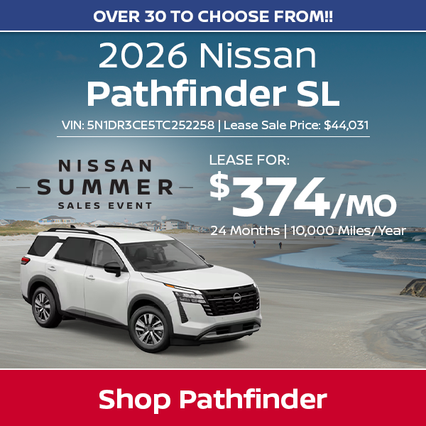 Nissan Pathfinder Special Offer in Norwell, MA