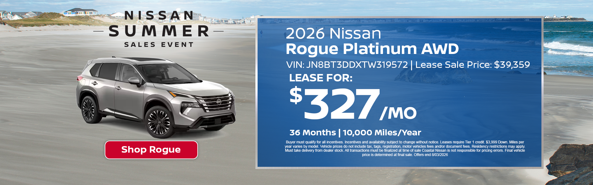 Nissan Rogue Special Offer Norwell, MA