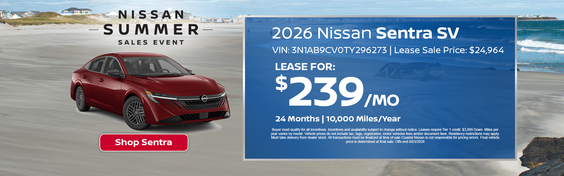 Nissan Sentra Special Offer Norwell, MA