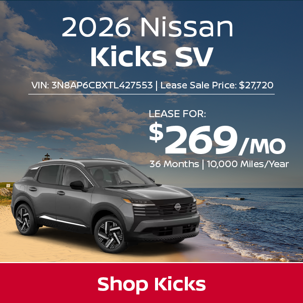 nissan kicks special offer in Norwell, MA