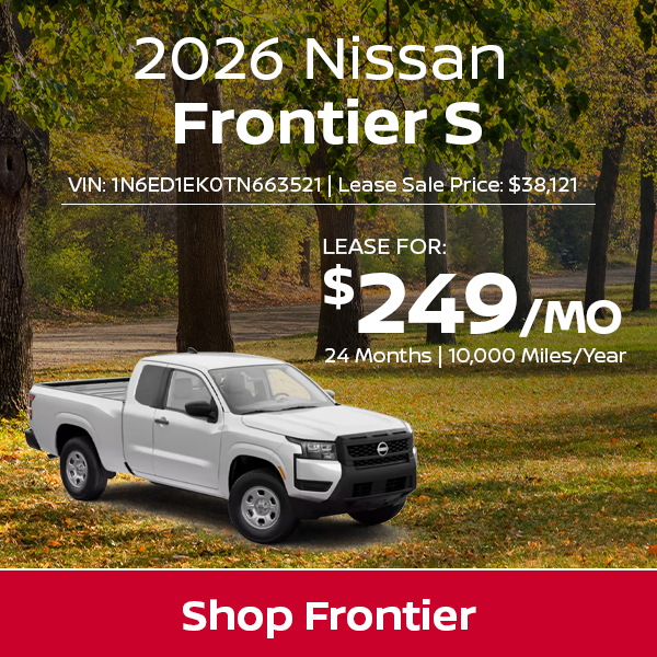 Nissan Frontier Special Offer Norwell, MA