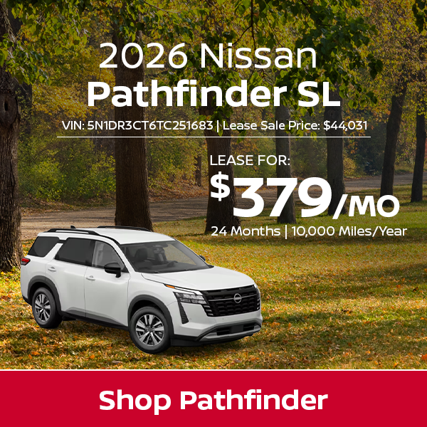 Nissan Pathfinder Special Offer in Norwell, MA