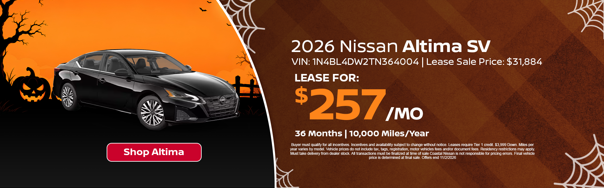 Nissan Altima Special Offer Norwell, MA
