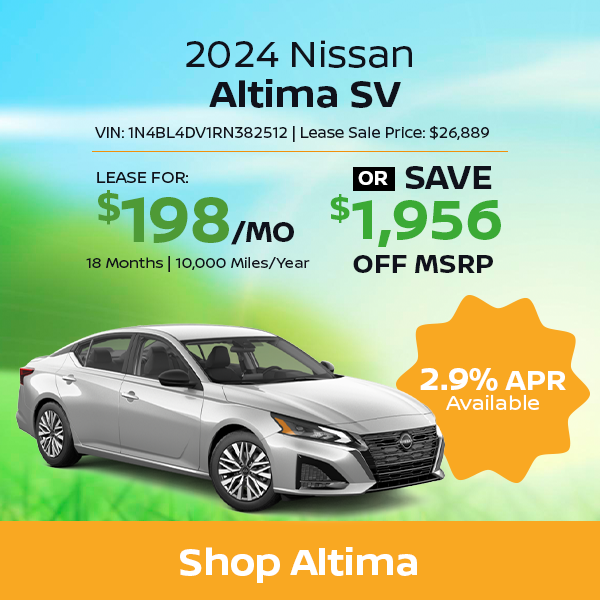 Nissan Altima Special Offer Norwell, MA