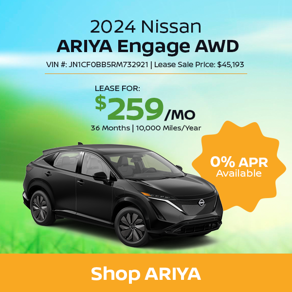 Nissan ARIYA Special Offer Norwell, MA