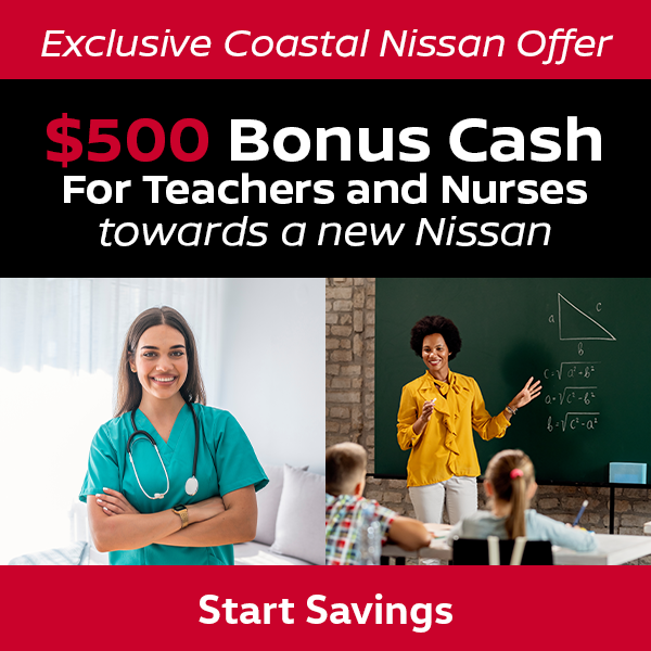 Exclusive Nissan Teacher and Nurse Special Offer
