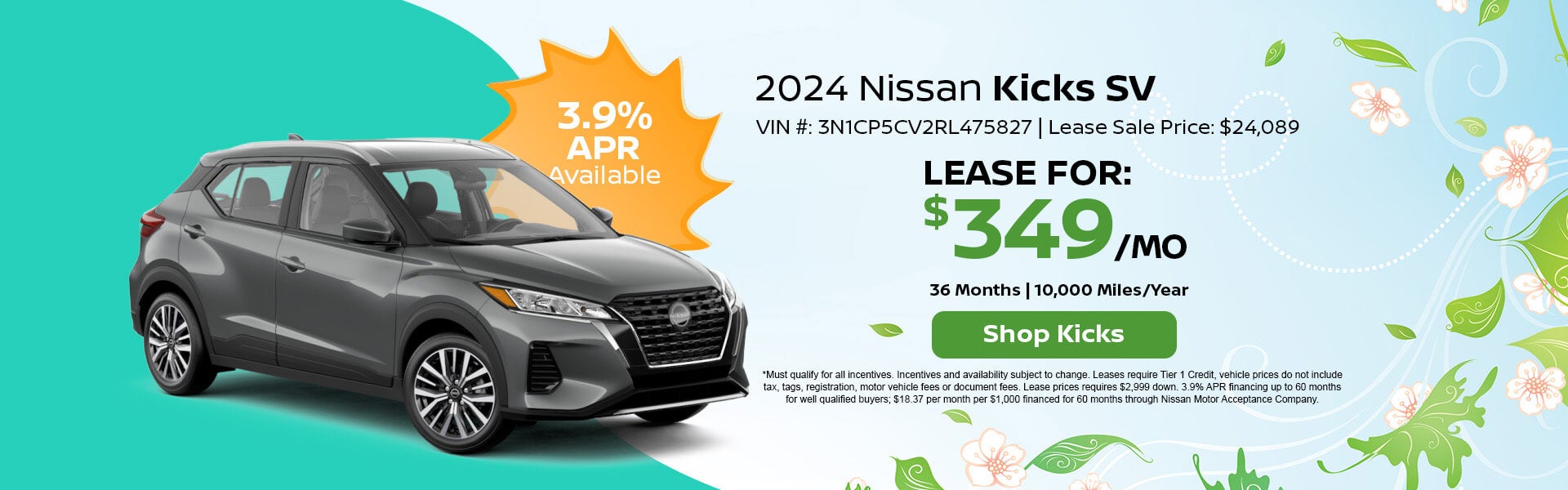 Nissan Kicks Special Offer Norwell, MA
