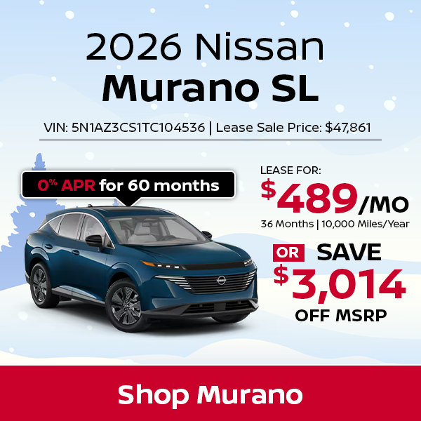 Nissan Murano Special Offer Norwell, MA