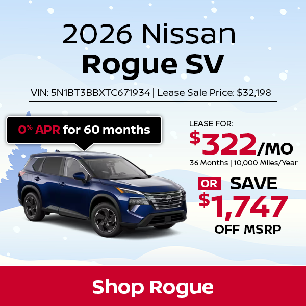 Nissan Rogue Special Offer Norwell, MA