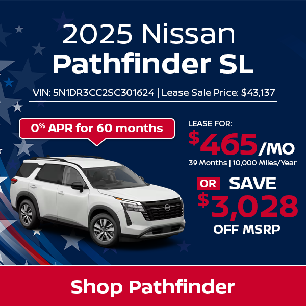 Nissan Pathfinder Special Offer in Norwell, MA