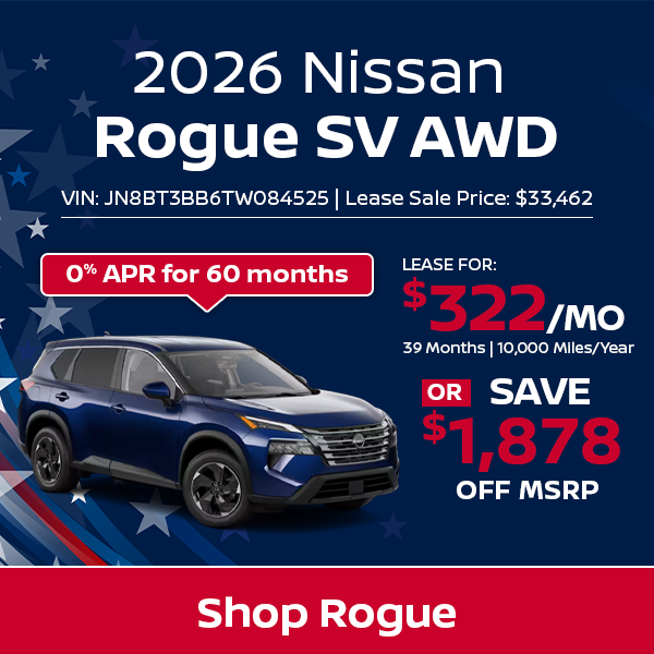 Nissan Rogue Special Offer Norwell, MA