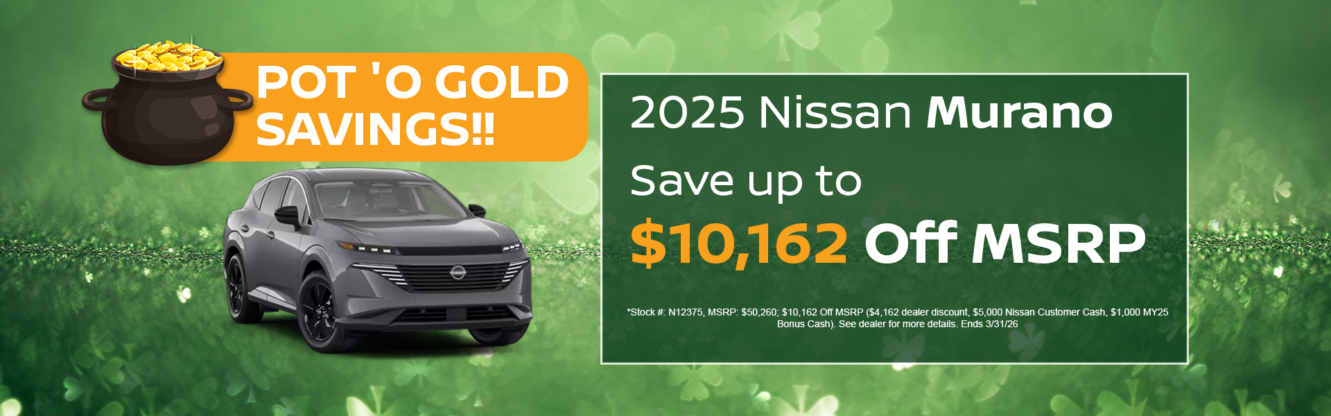 Nissan Murano Special Offer Norwell, MA