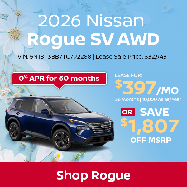 Nissan Rogue Special Offer Norwell, MA