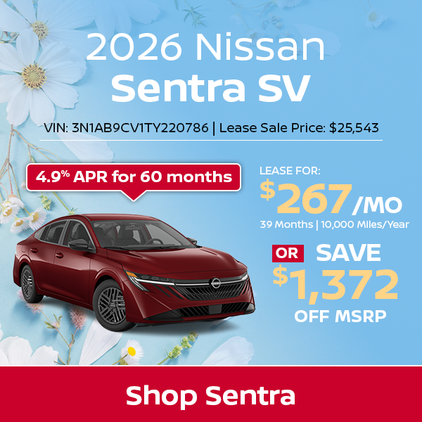 Nissan Sentra Special Offer Norwell, MA